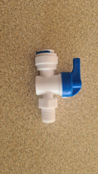 Zaworek prosty 1/4"- fi 10mm