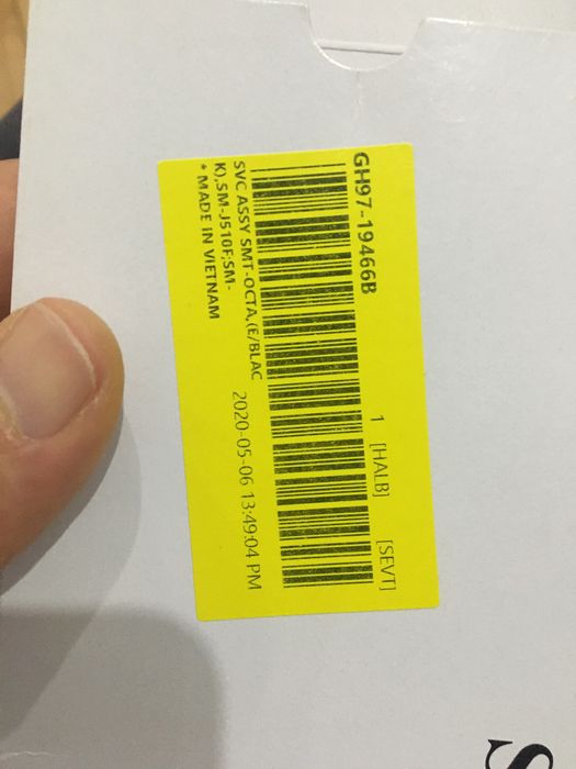 Ecra samsung J510 service pack preto