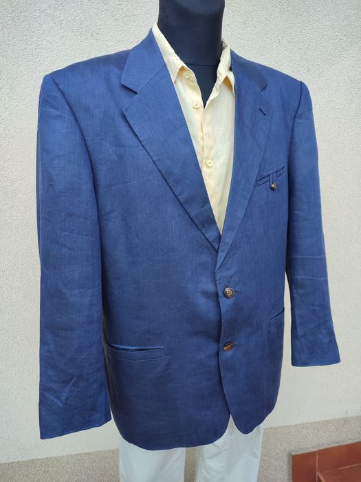 Marynarka męska Van Gils r. 54 100% len