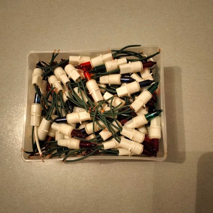 Lampki choinkowe, różne kolory