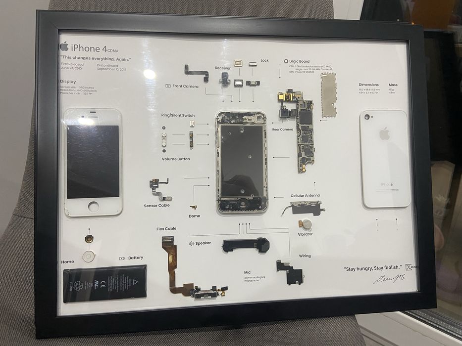Картина из Айфон4 Америка (CDMA) на прошивке
