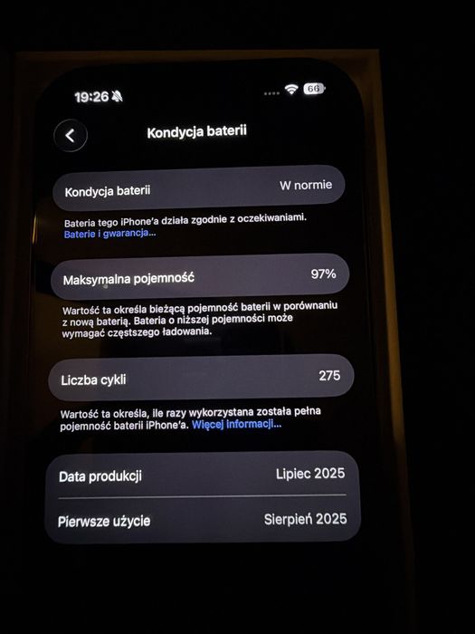 Iphone 16 pro kondycja 97 %