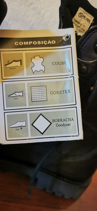 Botas táticas n°37 Gore-tex da Iturri