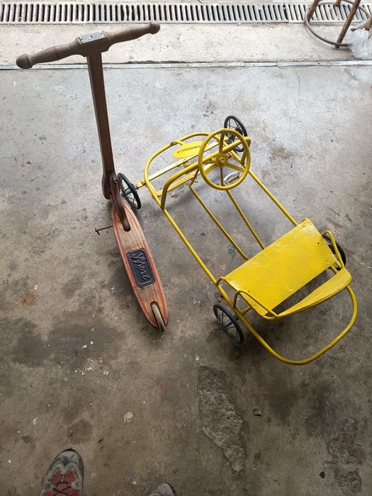 Cofre e máquina de escrever