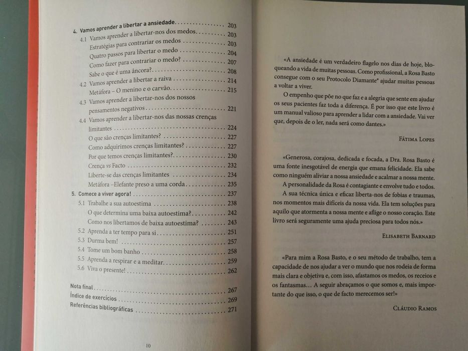 Livro "Comece a viver agora", de Rosa Basto