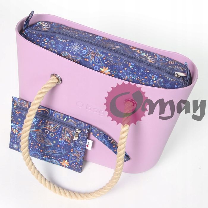 organizer OBAG STANDARD +KOSMETYCZKA motyle 2 kieszenie OMAY