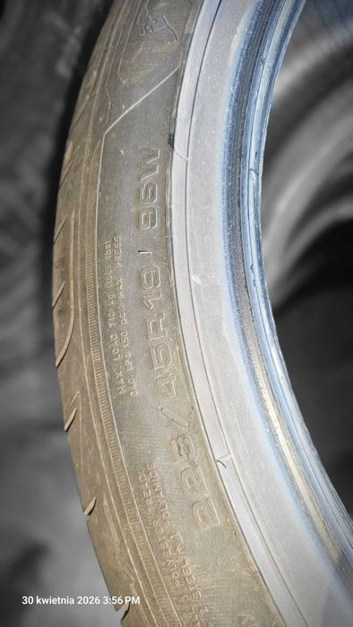 4 opony Goodyear Eagle 225 45r19 w96 dot 5121