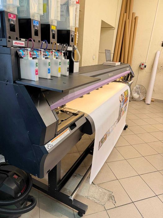 Mimaki CJV150-160 + JV34-260 – 2 plotery wielkoformatowe + ELEKTRYCZNY PODNOŚNIK