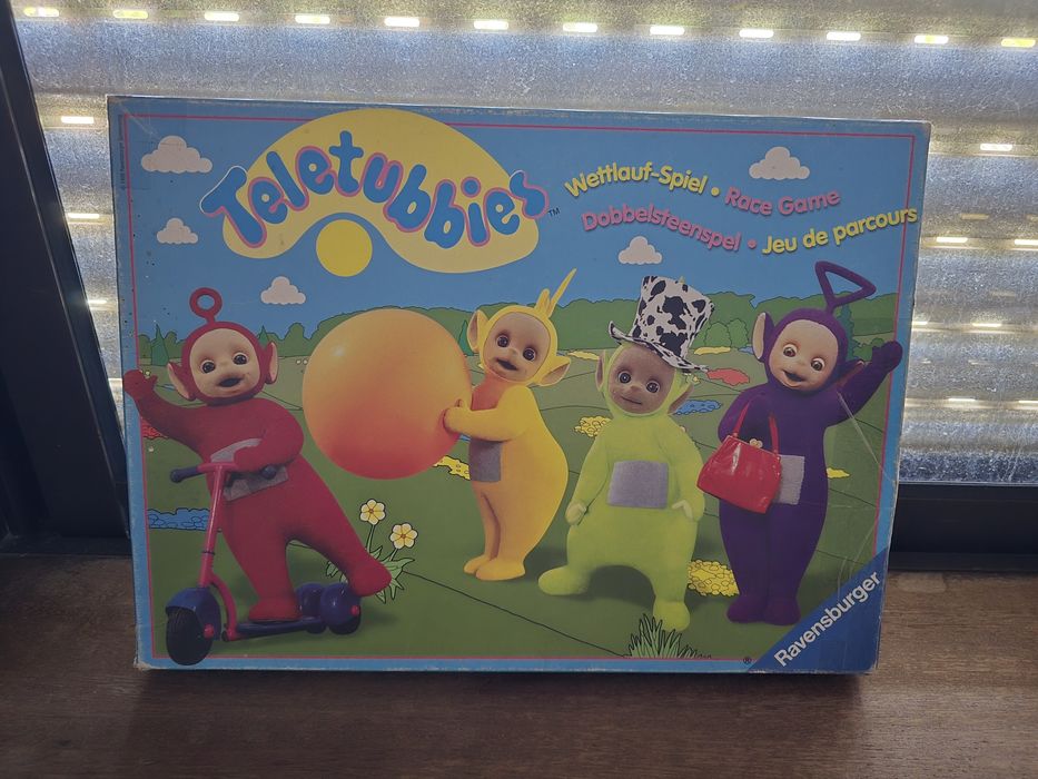 Jogo de corrida com teletubbies