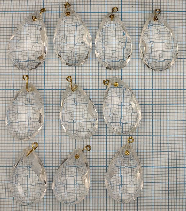 Хрустальной Чешской люстры комплектующие  остатки