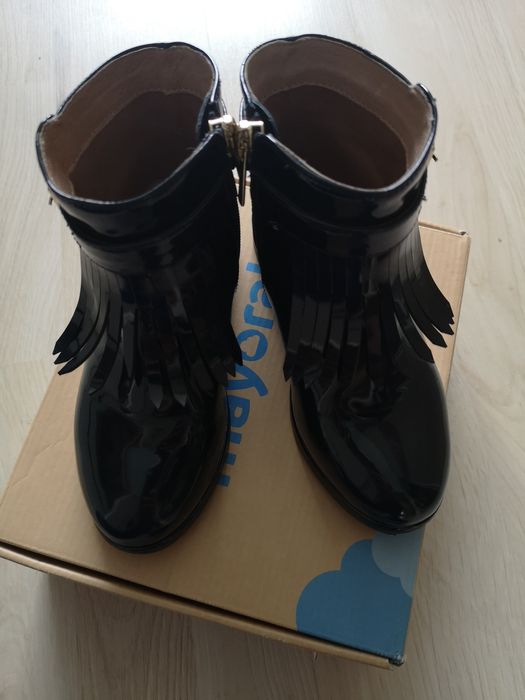 Botki Mayoral rozmiar 27 lakierowane granat