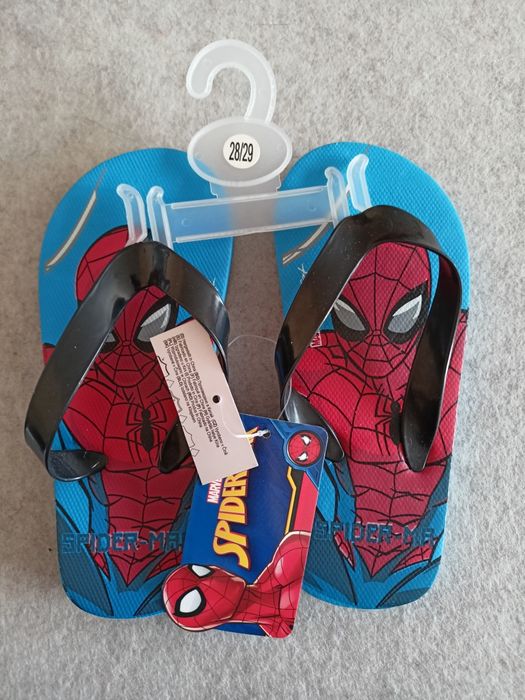 Klapki/ japonki dziecięce Spider-Man. Rozmiar: 28/29.