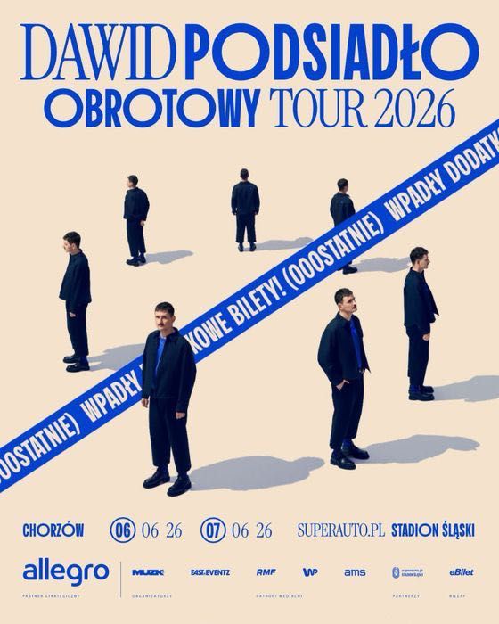 Bilet na koncert Dawid Podsiadło