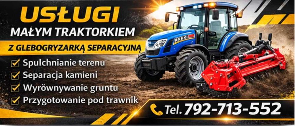 Usługi glebogryzarką separacyjną