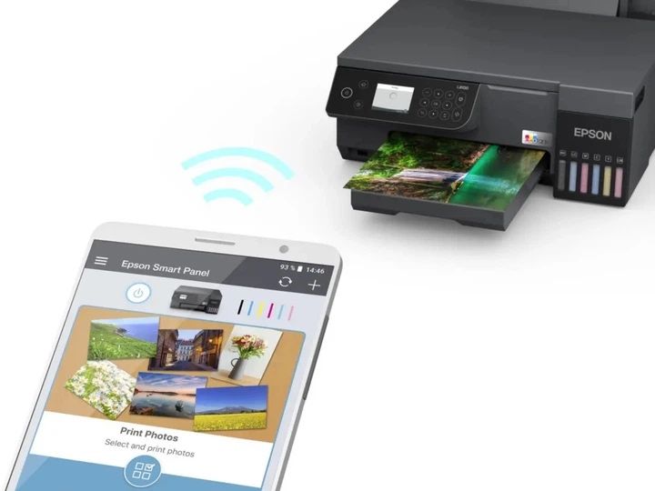 Epson L8100 фотопринтер EcoTank Wi-Fi друк на CD DVD та ПВХ картах