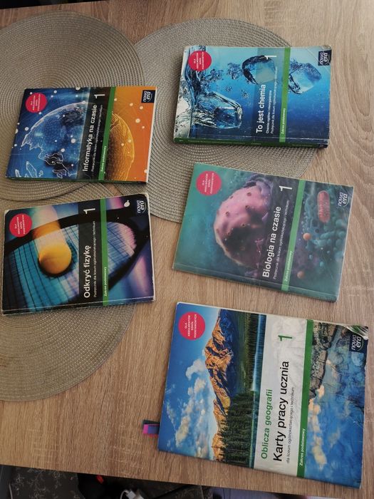 Klasa 1 informatyka chemia fizyka biologia geografia