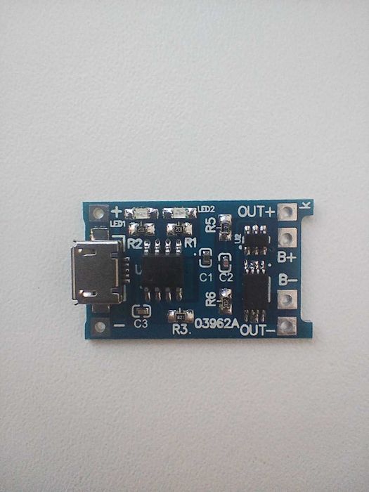 Контроллер заряда Li-ion аккумуляторов ТР 4056 ЛОТ-3штуки