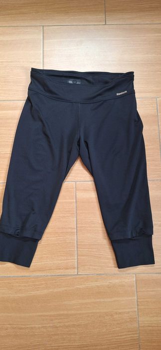 Leginsy M/L Reebok czarne elastyczne