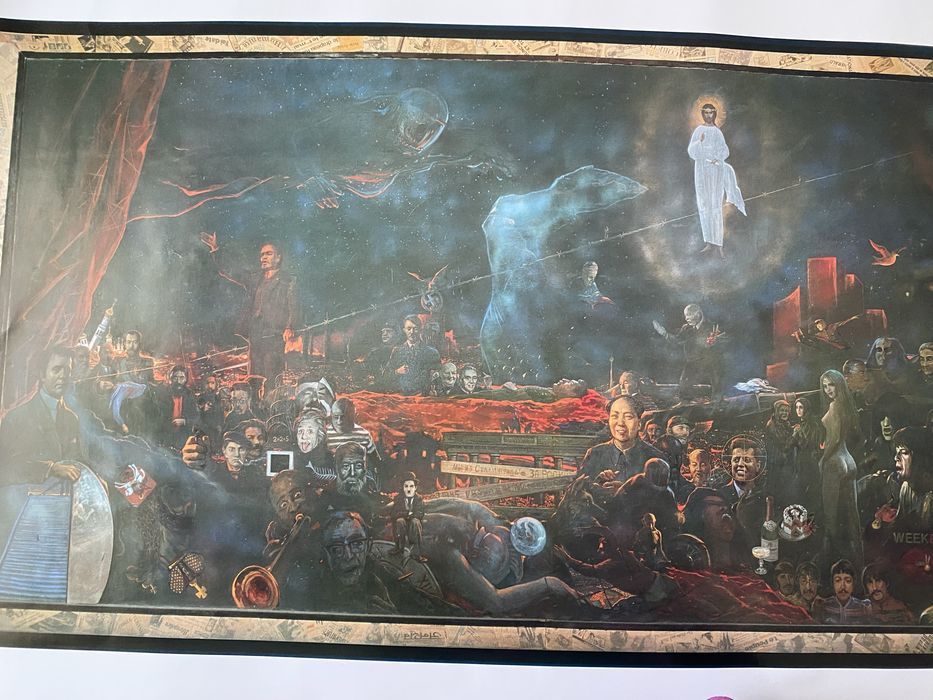 Плакат Глазунова « Мистерия 20 века»