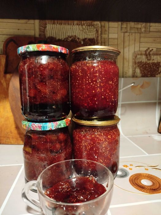 Варенье из клубники и малины