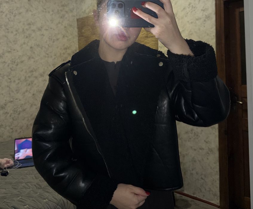 Дублянка оверсайз укорочена