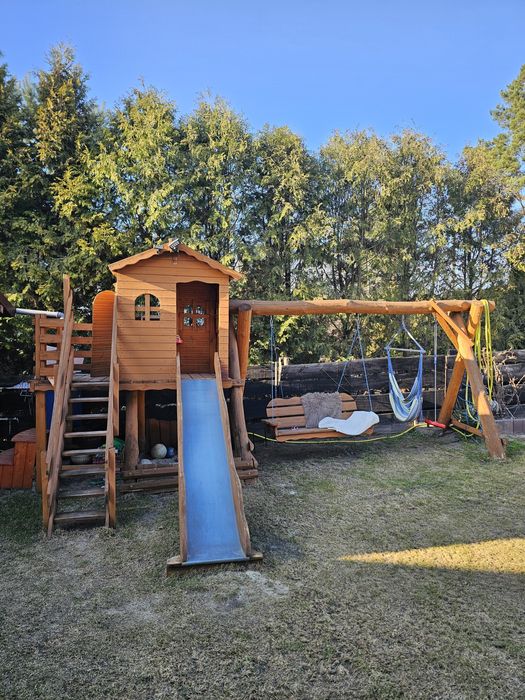 Huśtawka ogrodowa, plac zabaw