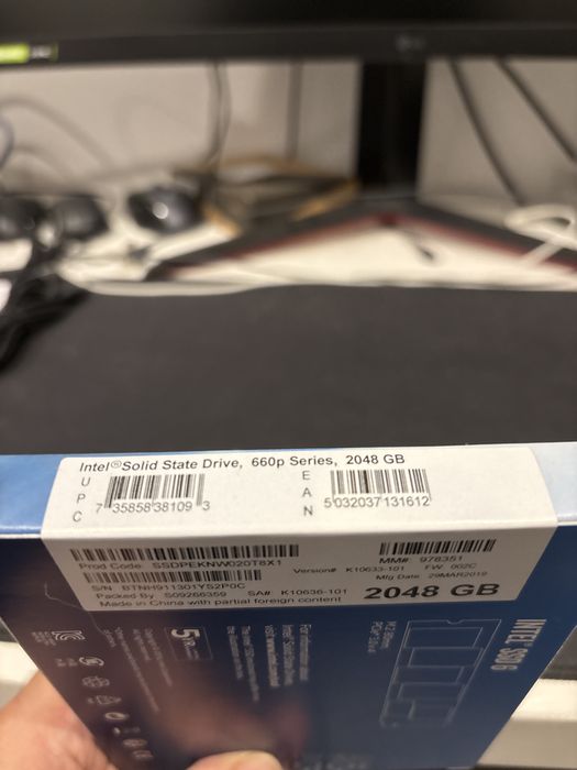 Intel SSD 660p 2TB NVMe