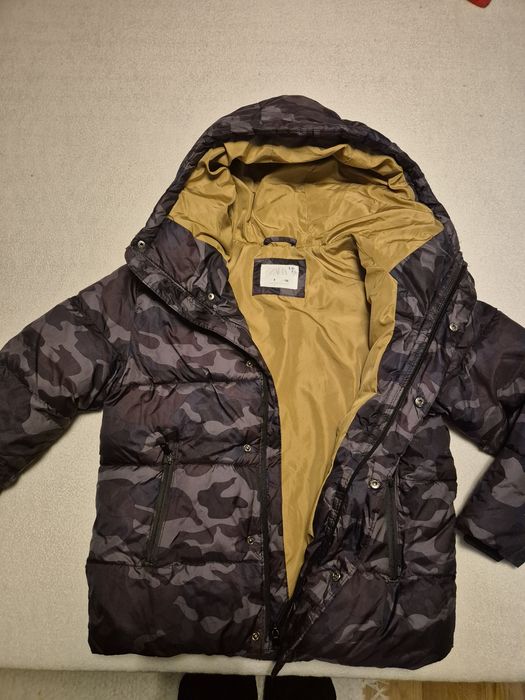 Zara kurtka zimowa moro r. 128