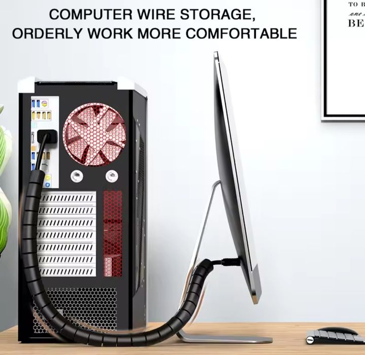 Органайзер | Спіральний органайзер для кабелів | 16мм × 2м