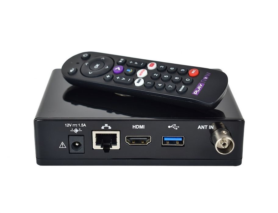 Play NOW Box Tv Smart 8GB z oryginalnym pilotem i zasilaczem