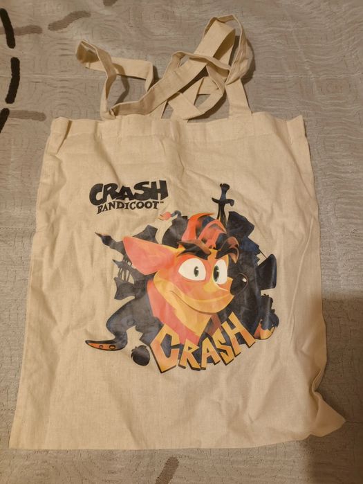Crash Bandicoot Tote Bag - Novo - New - Never Used