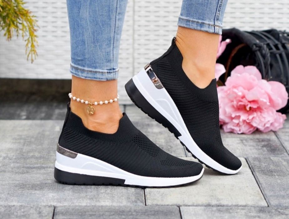 36 37 38 tenisówki 39 40 41 adidasy wsuwane slip on na materiałowe hit