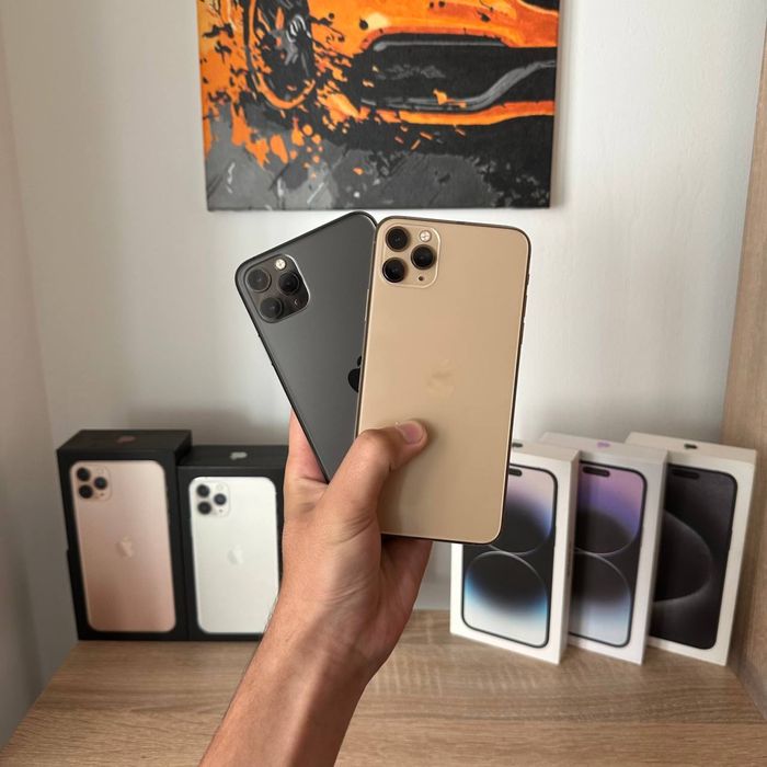 Apple iPhone 11 Pro Max Gold / Space Gray 64GB - 100% АКБ