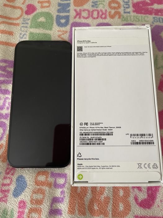 iPhone 16 Pro Max 256Gb Стан нового