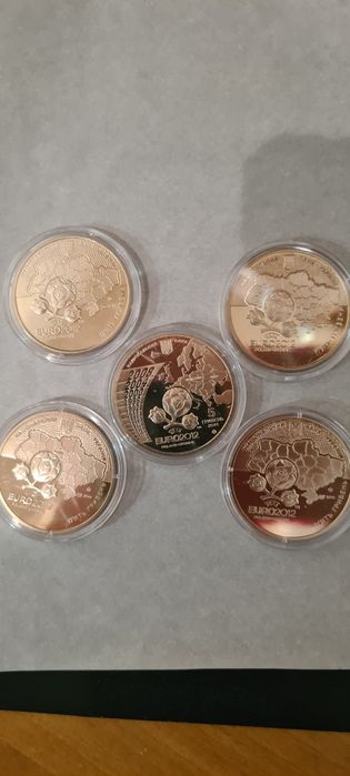 Монета 10 грн Нац гвардія .рол.Набір монет Євро 2012.