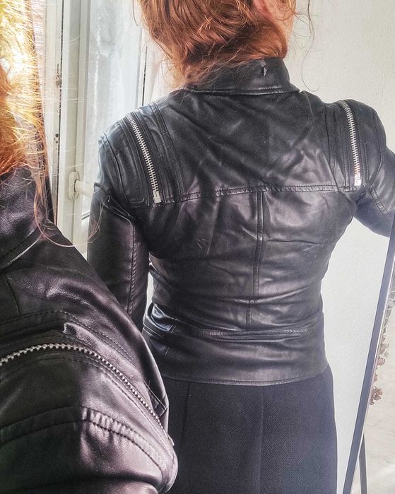 Ramoneska z ekoskóry kurtka jak motocyklowa z Medicine