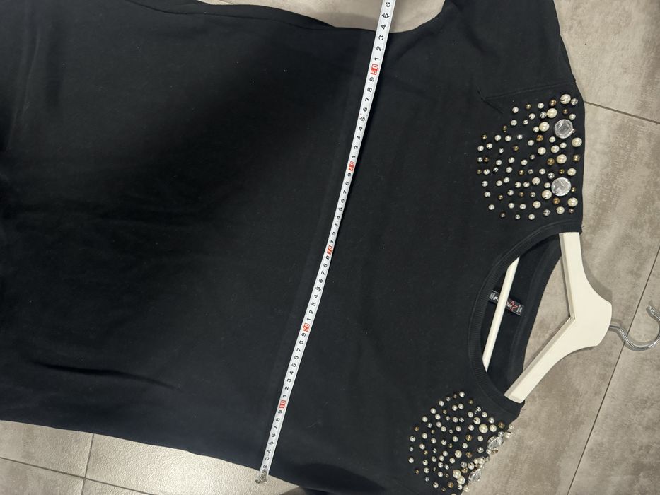 Bluza z pagonami perly
