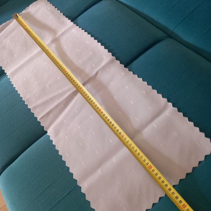 Bieżnik Biały 86/31 cm