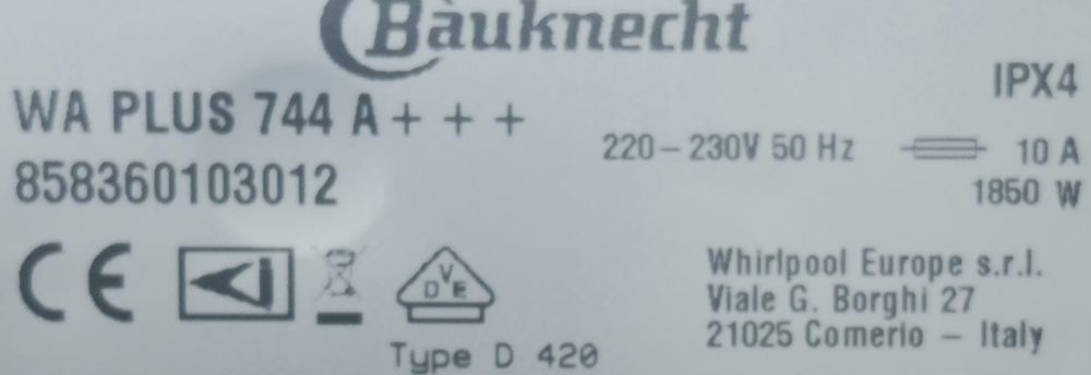 Pralka Baukchnet 1400ob z transportem,Gwarancja