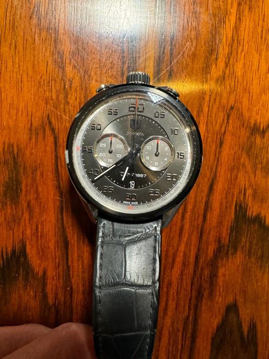 Relogio Tag heuer carrera 1887 automatico bullhead omega longines