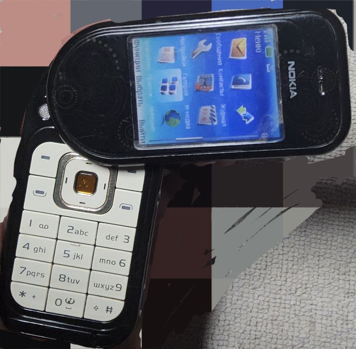 Мобильный телефон Nokia 7373,заряд,статуэтка,sharp,