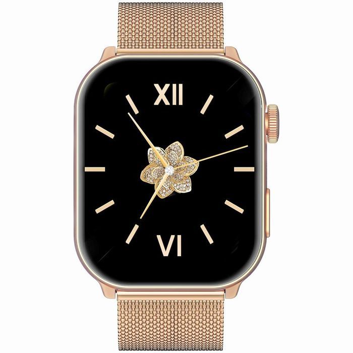 Smartwatch Damski GRAVITY GT28-5 Pasek + Bransoleta złoto Czarny