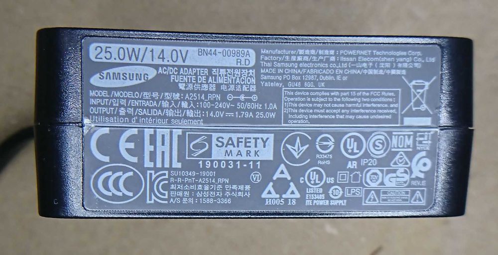 Zasilacz Samsung  BN44 -00989A 14V 25w 1.79A