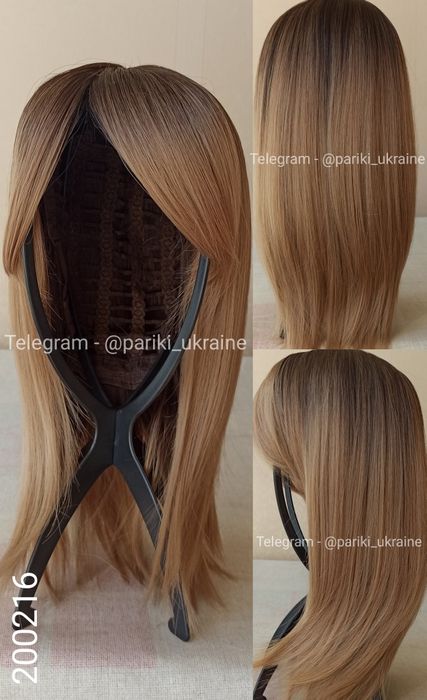 Коротка нова перука, каре, з чолкою, термостійка, парик