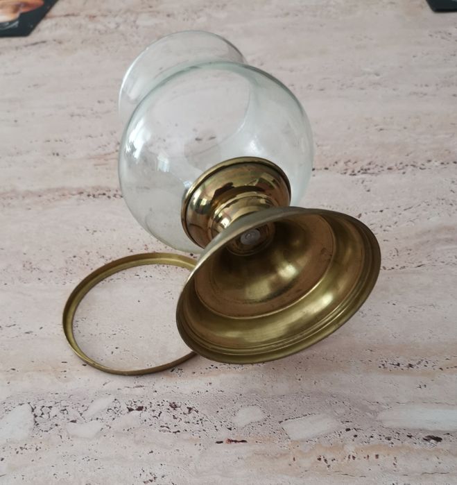 Świecznik, lampa używany 20 cm