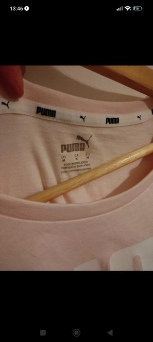 T-shirt Puma rosa