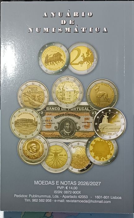 Anuário de Numismática 2026/2027