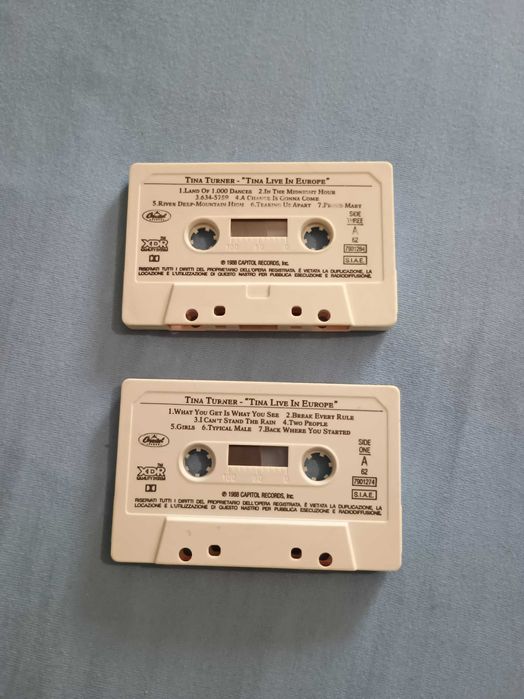 Kaseta magnetofonowa TIna Turner - Live in Europe