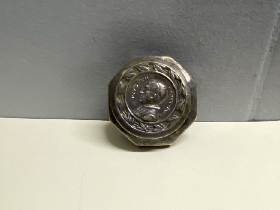 Caixa em prata para terco