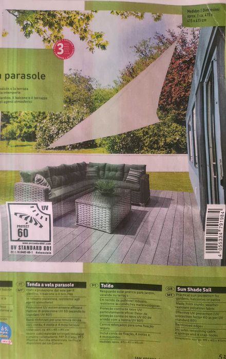 Toldo / Tela Proteção Solar